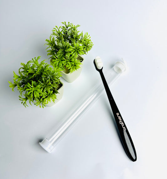 Oral Here Soft Nano Toothbrush With Travel Case – Ultra Soft 12,000 Bristles!